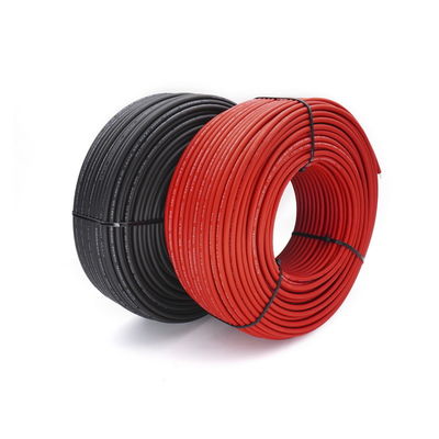 quality Dây dẫn bên trong Cáp năng lượng mặt trời DC Cáp nguồn quang điện đen / đỏ 6mm2 factory