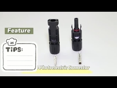 Đầu nối bảng điều khiển năng lượng mặt trời IP67 kín nước mạ đồng cho hệ thống lắp đặt